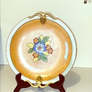 Long horn Noritake collector plate